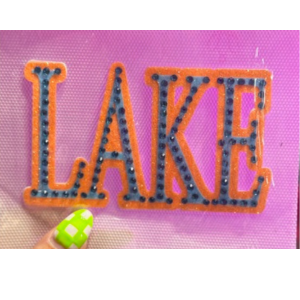 Lake Rhinestone Iron On Patch *PRE - ORDER* - My Vinyl Craft