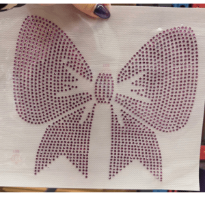 Large Bow Rhinestone Transfer - My Vinyl Craft