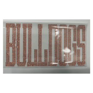 Large Bulldogs Rhinestone Transfer - My Vinyl Craft