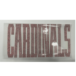 Large Cardinals Rhinestone Transfer - My Vinyl Craft