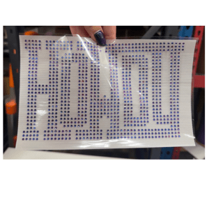 Large Howdy Rhinestone Transfer - My Vinyl Craft