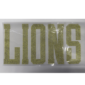 Large Lions Rhinestone Transfer - My Vinyl Craft