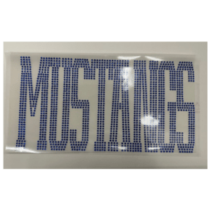 Large Mustangs Rhinestone Transfer - My Vinyl Craft