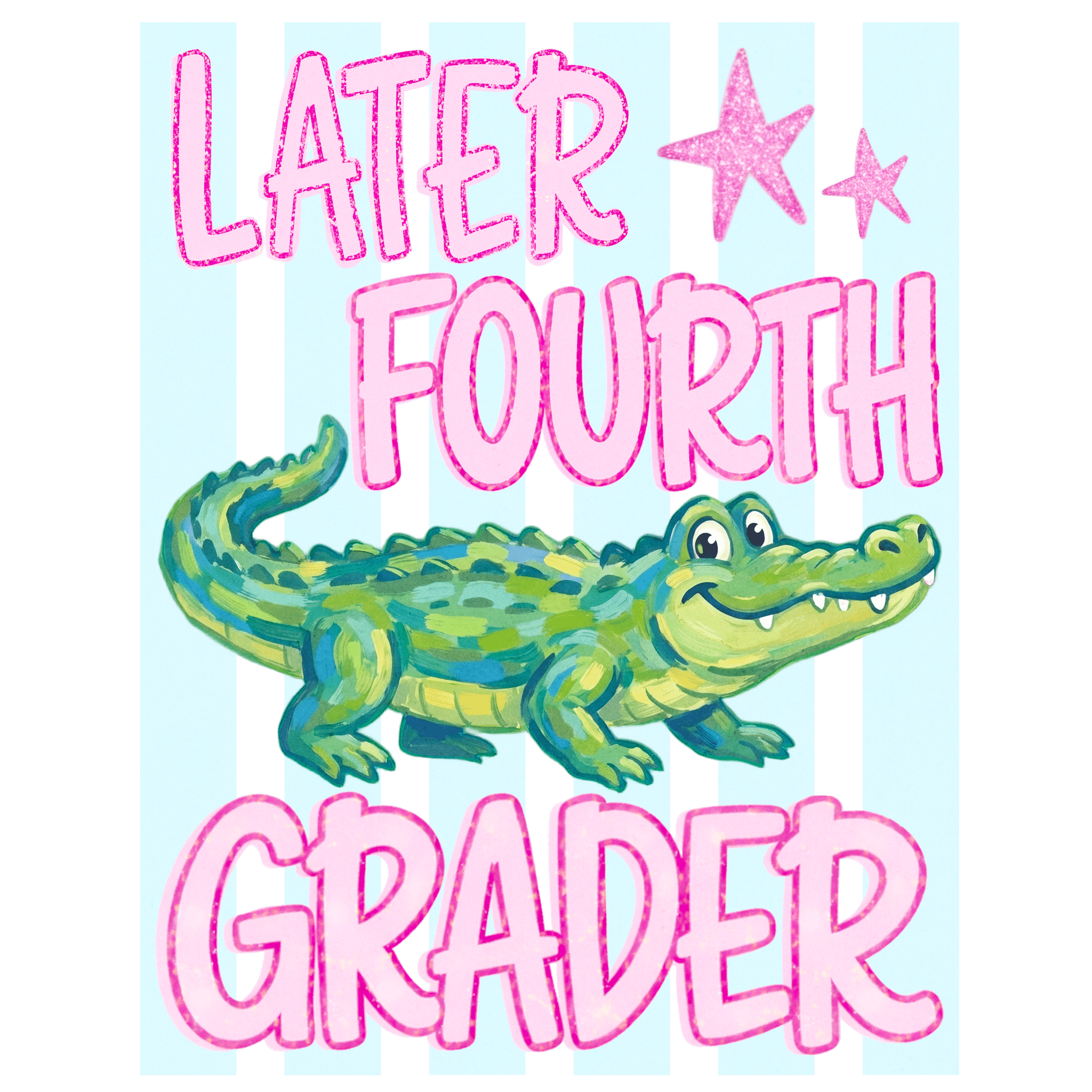 Later Grader Pink DTF Transfers - My Vinyl Craft