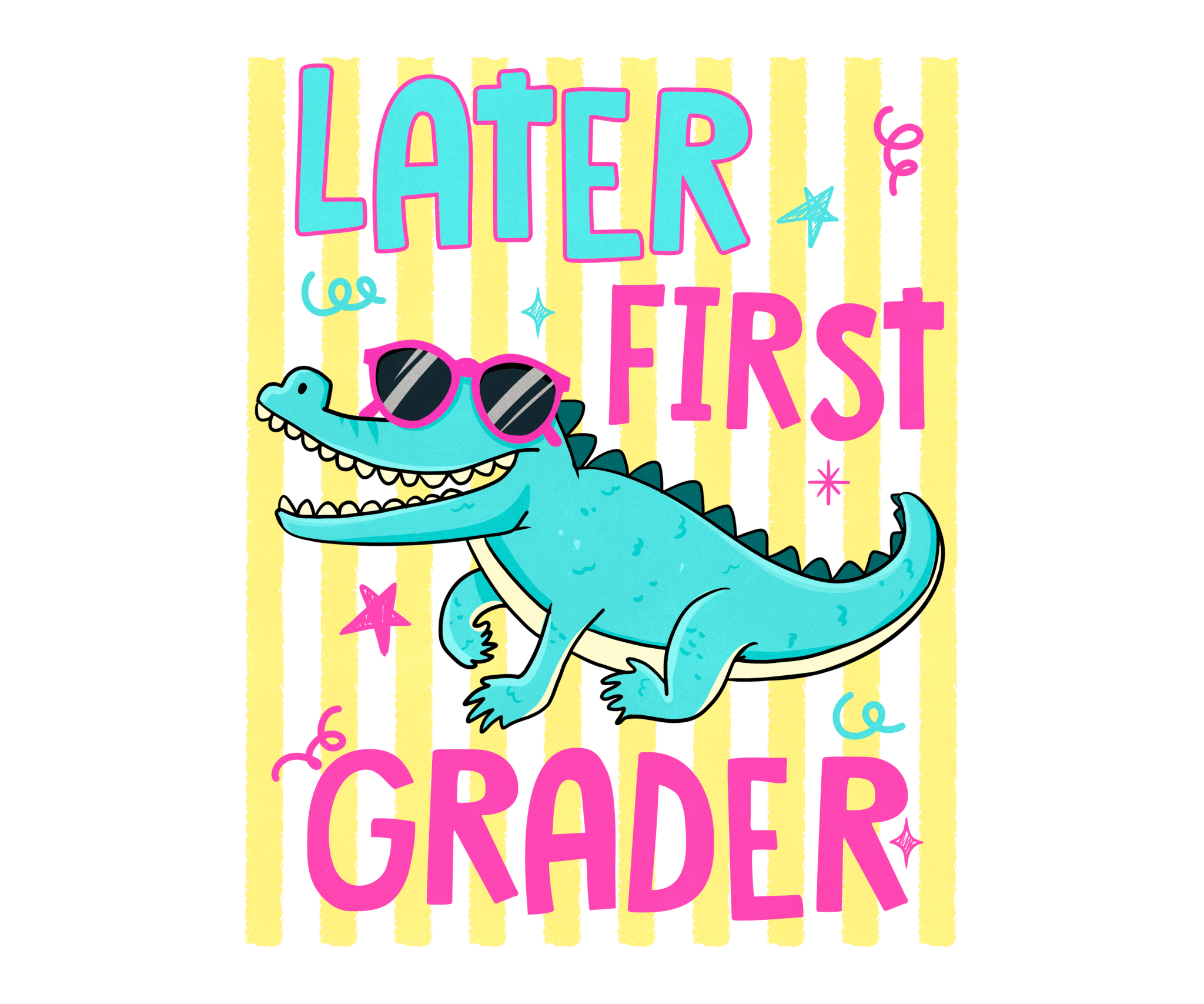 Later Grader Yellow DTF Transfers - My Vinyl Craft