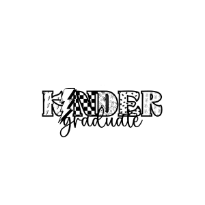 LD5 - Kinder Grad Black DTF Transfer - My Vinyl Craft