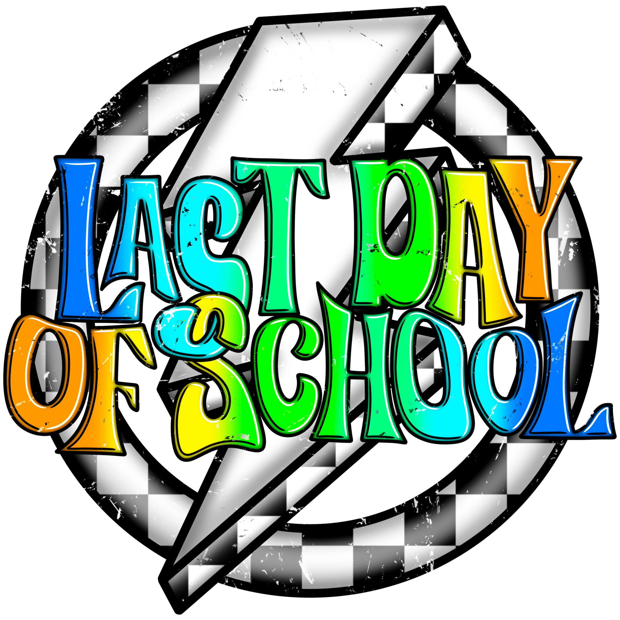 LD6 - Last Day Bolt DTF Transfer - My Vinyl Craft