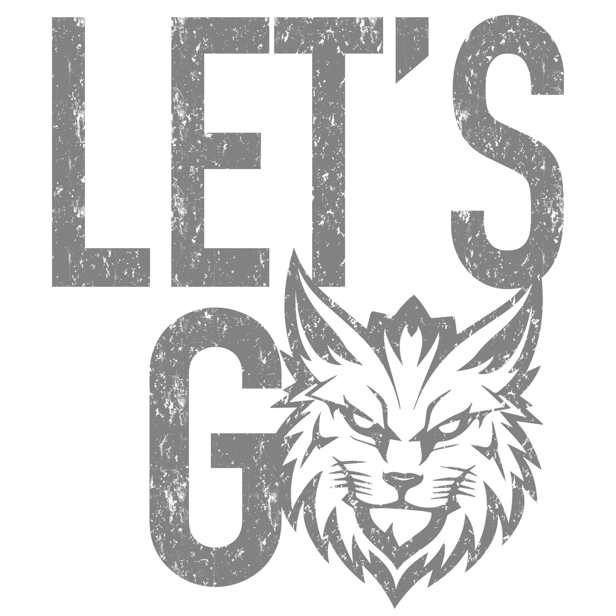 Let's Go Cats DTF Transfer - My Vinyl Craft