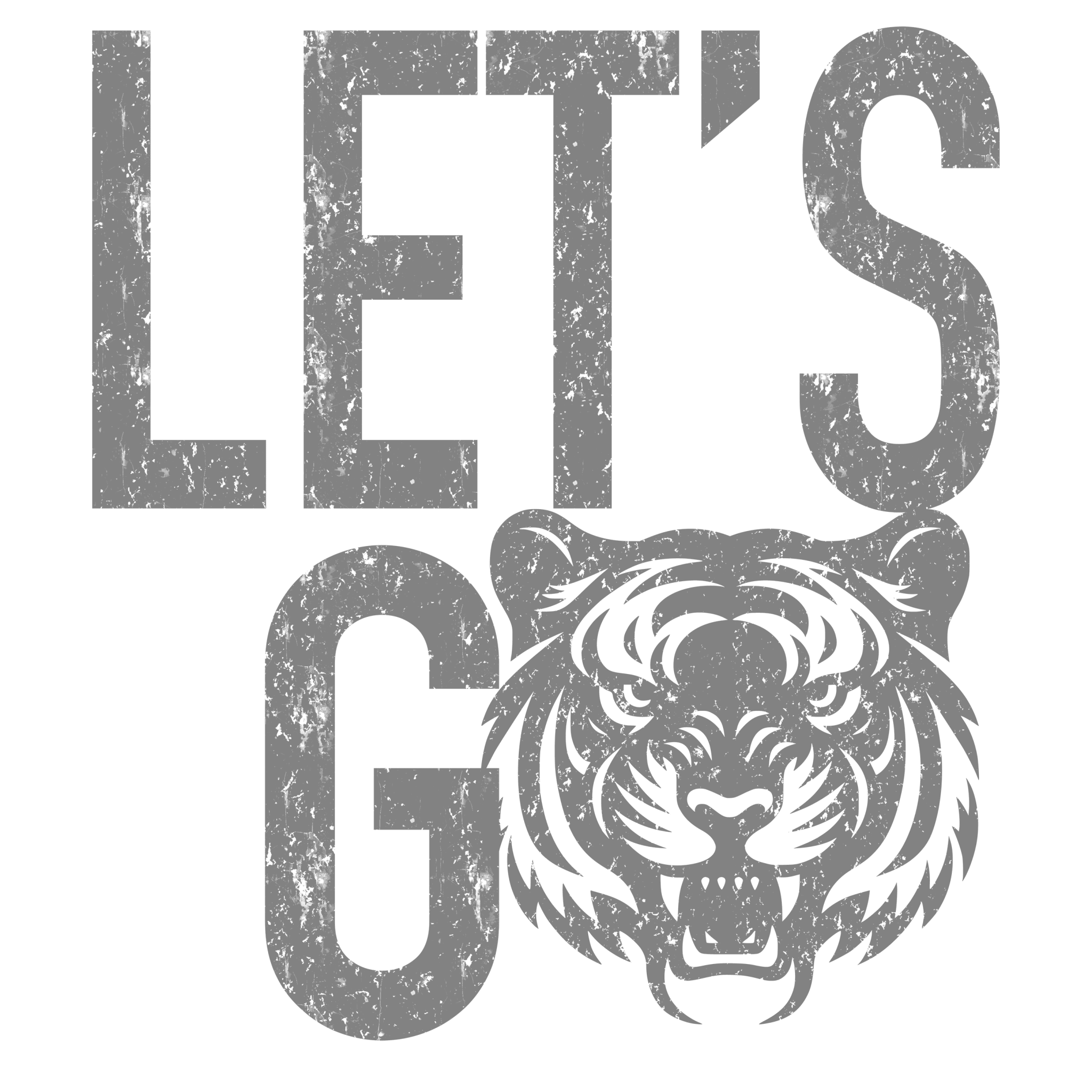 Let's go Tigers DTF Transfer - My Vinyl Craft