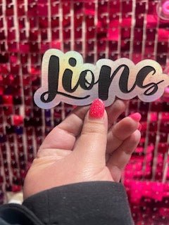 Lion Leathers Iron On Patch - My Vinyl Craft
