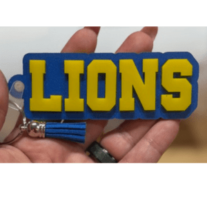Lions Acrylic Keychain - My Vinyl Craft