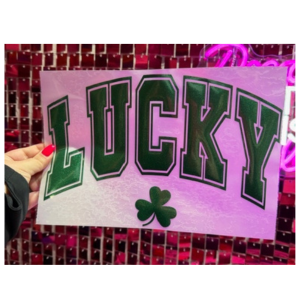 Lucky Puff Transfer **PRE - MADE** - My Vinyl Craft