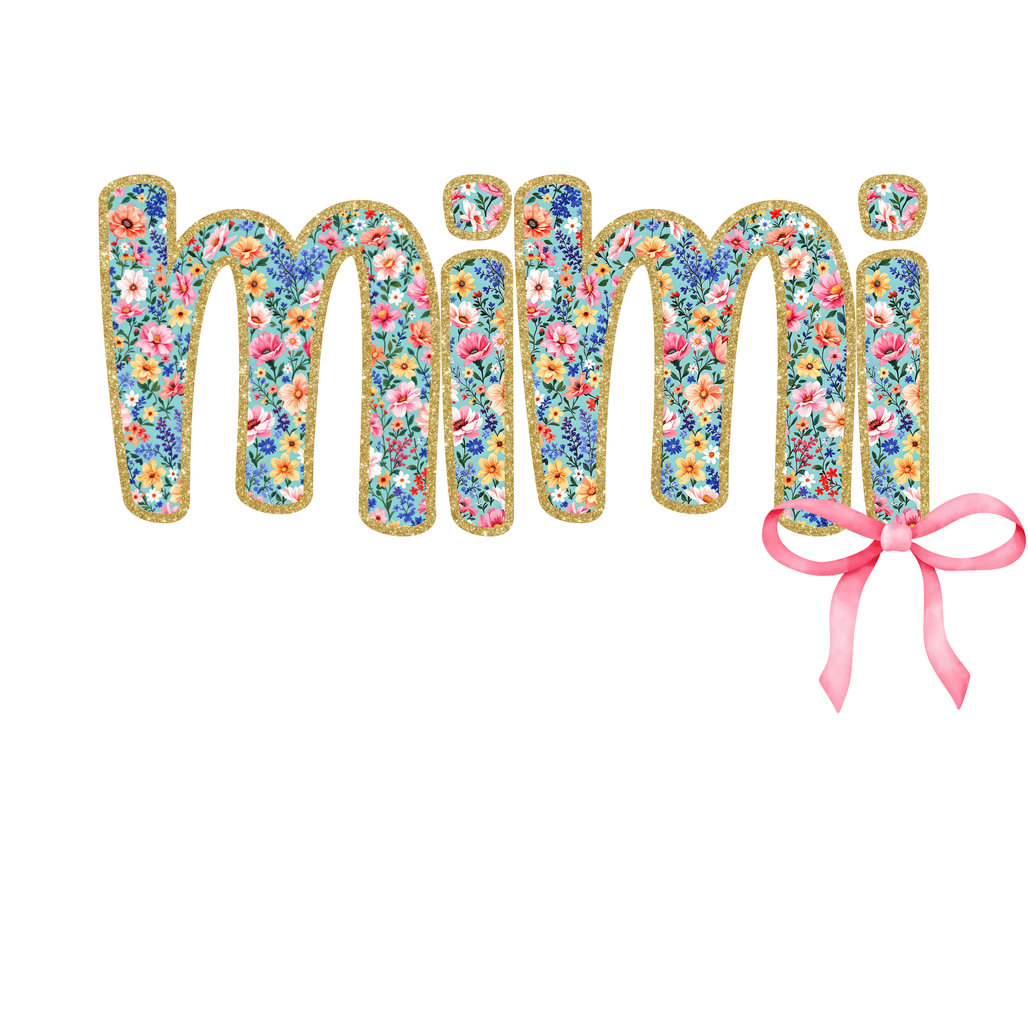 M14 - Mimi Script DTF Transfer - My Vinyl Craft