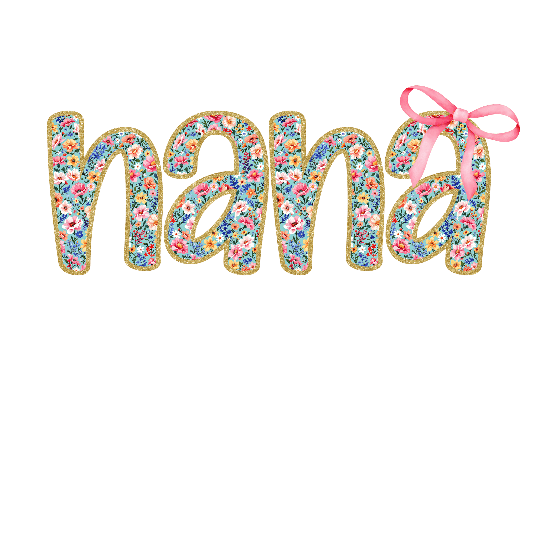 M16 - Nana Script DTF Transfer - My Vinyl Craft