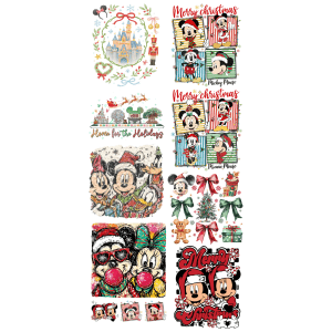 Magical Christmas Pre - Made DTF Gangsheet - My Vinyl Craft