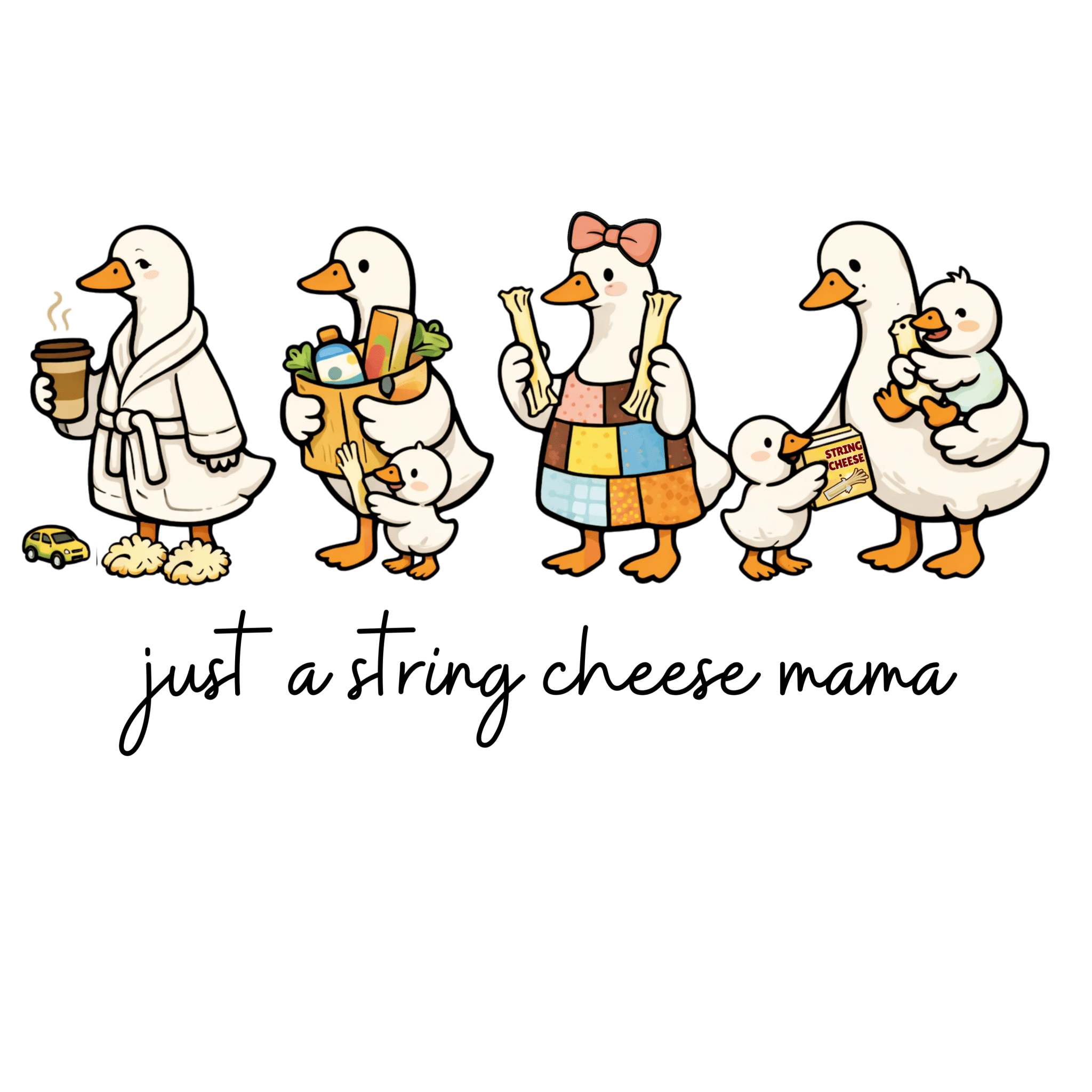 MD4 - String Cheesed Mama DTF Transfer - My Vinyl Craft