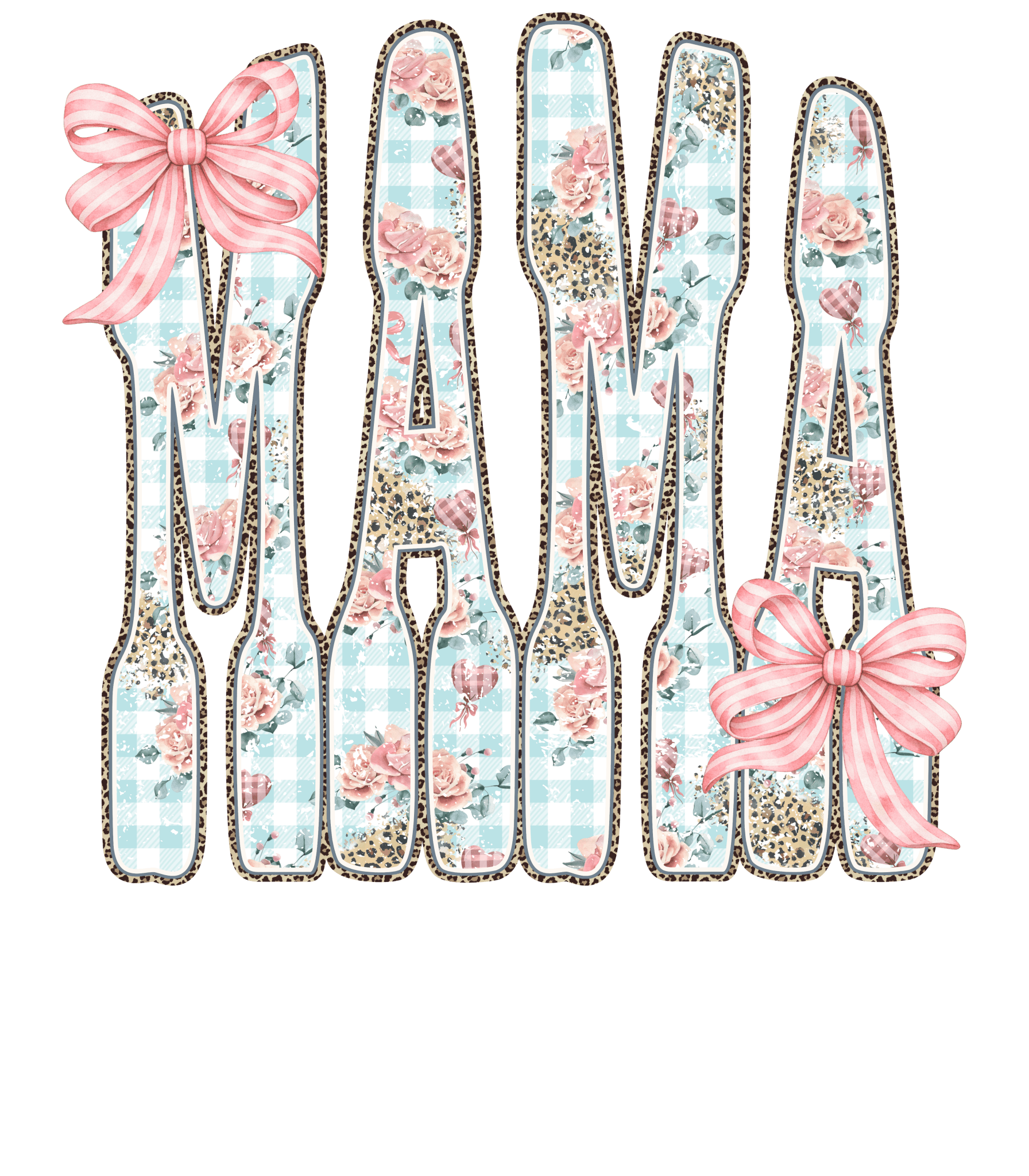 MD7 - Floral Mama DTF Transfer - My Vinyl Craft