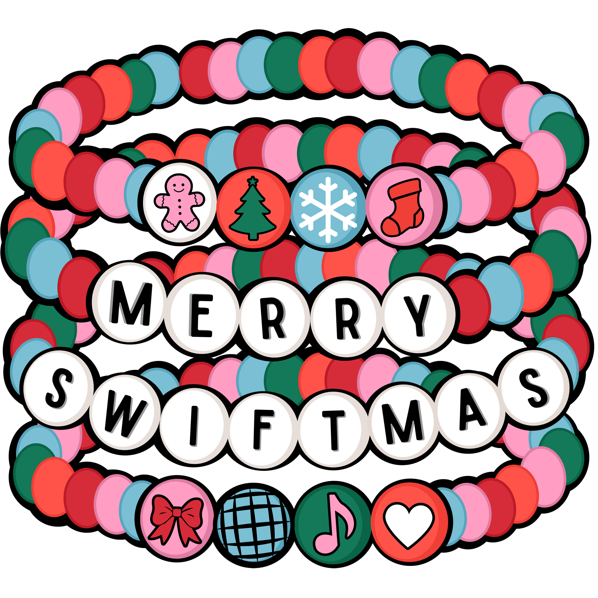 Merry Swiftmas DTF Transfer - CH37 - My Vinyl Craft