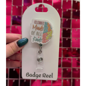 Minds of All Kinds Badge Reel - My Vinyl Craft