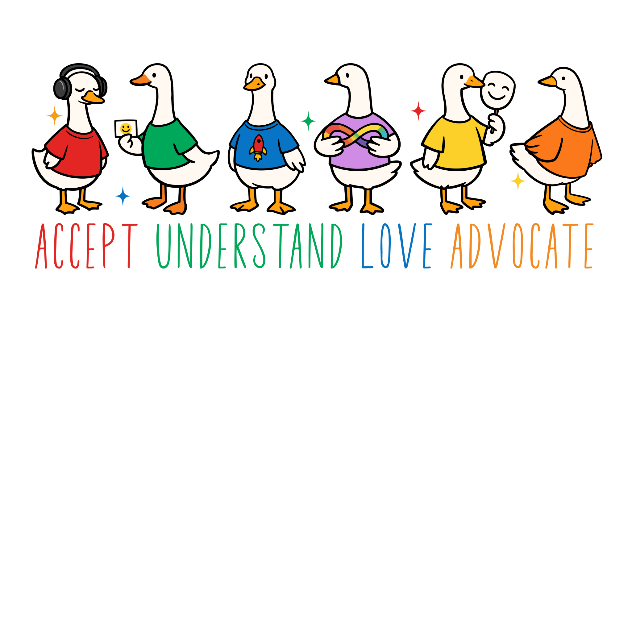 N3 - Inclusion Goose DTF Transfer - My Vinyl Craft