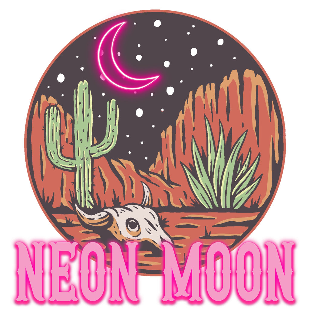 Neon Moon DTF Transfer - My Vinyl Craft