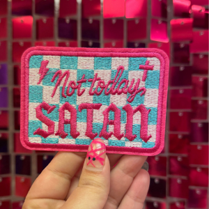 Not Today Iron On Patch - My Vinyl Craft