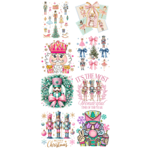 Nutcracker Christmas Pre - Made DTF Gangsheet - My Vinyl Craft
