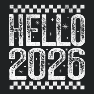 NY7 - Hello 2026 DTF Transfer - My Vinyl Craft