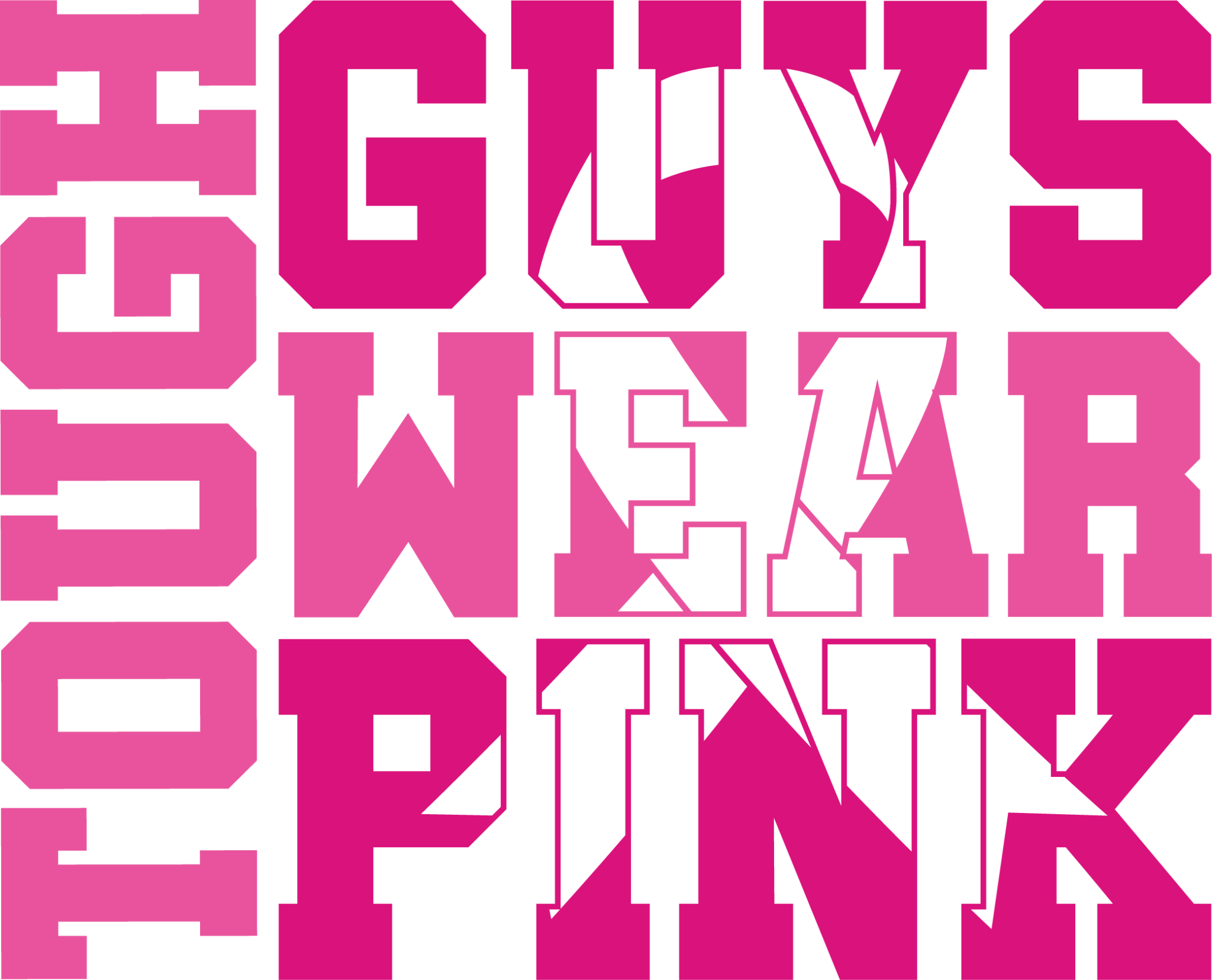 P8 - Tough Guys Wear Pink DTF Transfer - My Vinyl Craft