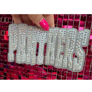 Panthers Oversize Hat Rhinestone Transfer - My Vinyl Craft