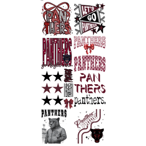 Panthers Spiritwear Pre - Made Gangsheet - My Vinyl Craft