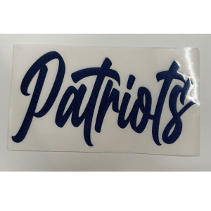 Patriots PUFF HTV Transfer **PRE - ORDER** - My Vinyl Craft