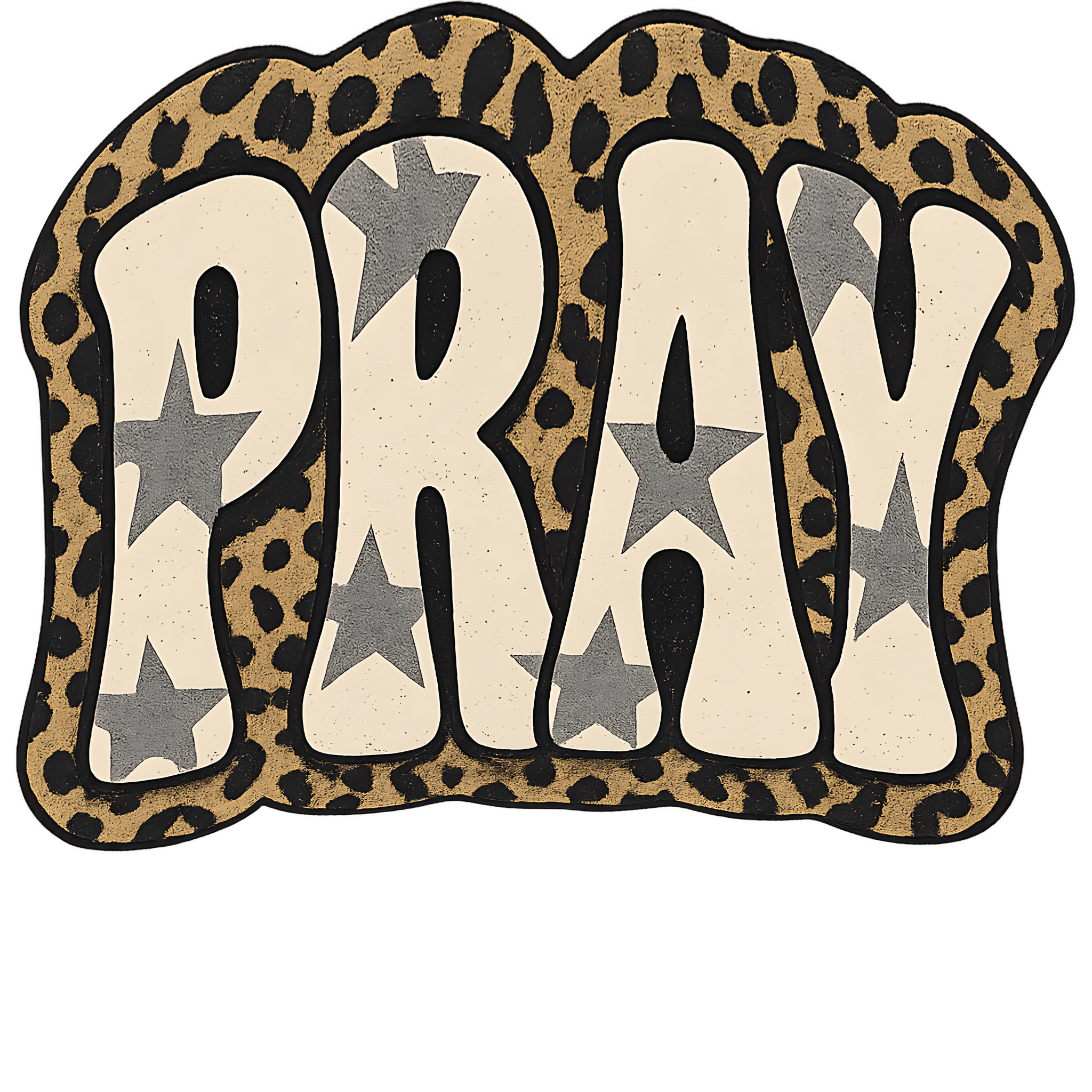 Pray Small UV DTF Sticker - My Vinyl Craft