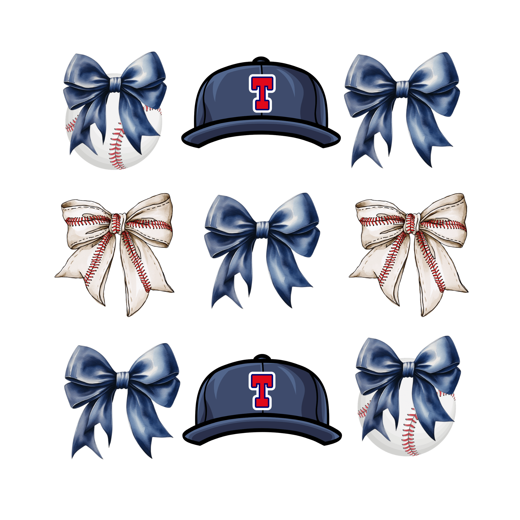 R8 - Texas Bow DTF Transfer - My Vinyl Craft