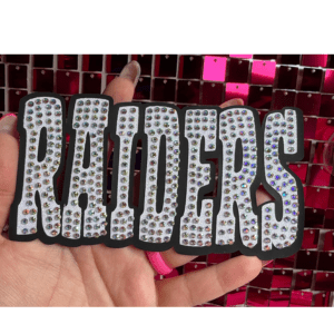 Raiders Oversize Hat Rhinestone Transfer - My Vinyl Craft