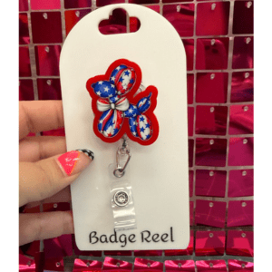 RWB Balloon Dog Badge Reel - My Vinyl Craft