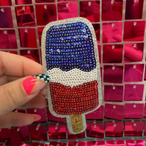 RWB Popsicle Iron On Patch - My Vinyl Craft