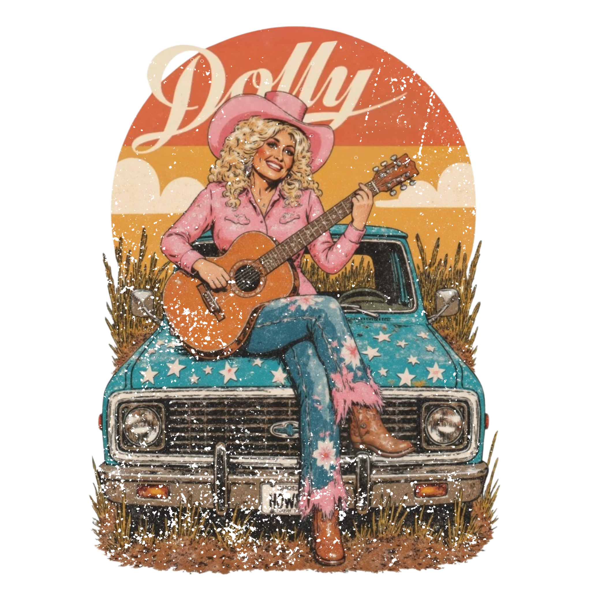 S19 - Vintage Dolly DTF Transfer - My Vinyl Craft