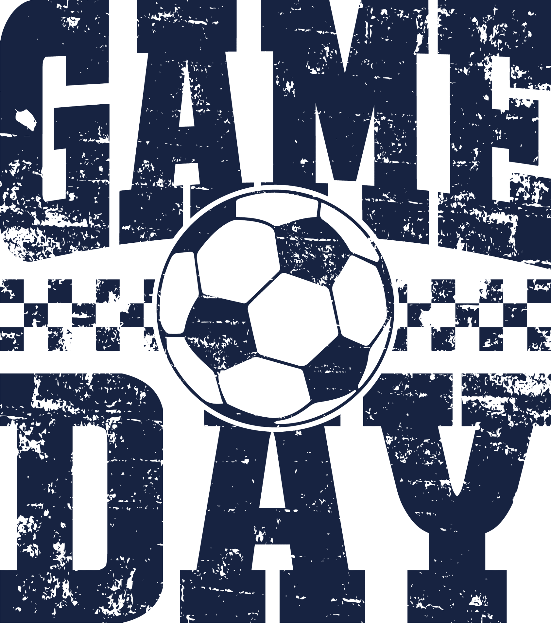 SC1 - Vintage Game Day Soccer DTF Transfer - My Vinyl Craft