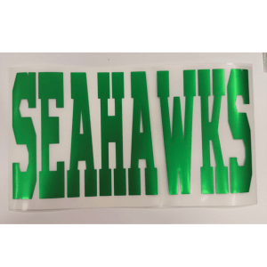 Seahawks PUFF HTV Transfer **PRE - ORDER** - My Vinyl Craft