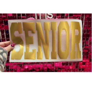 Senior Puff HTV Transfer **PRE - ORDER** - My Vinyl Craft