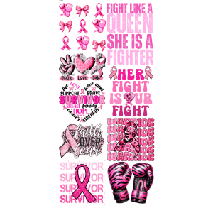 She Is A Fighter Pre - Made Gangsheet - My Vinyl Craft