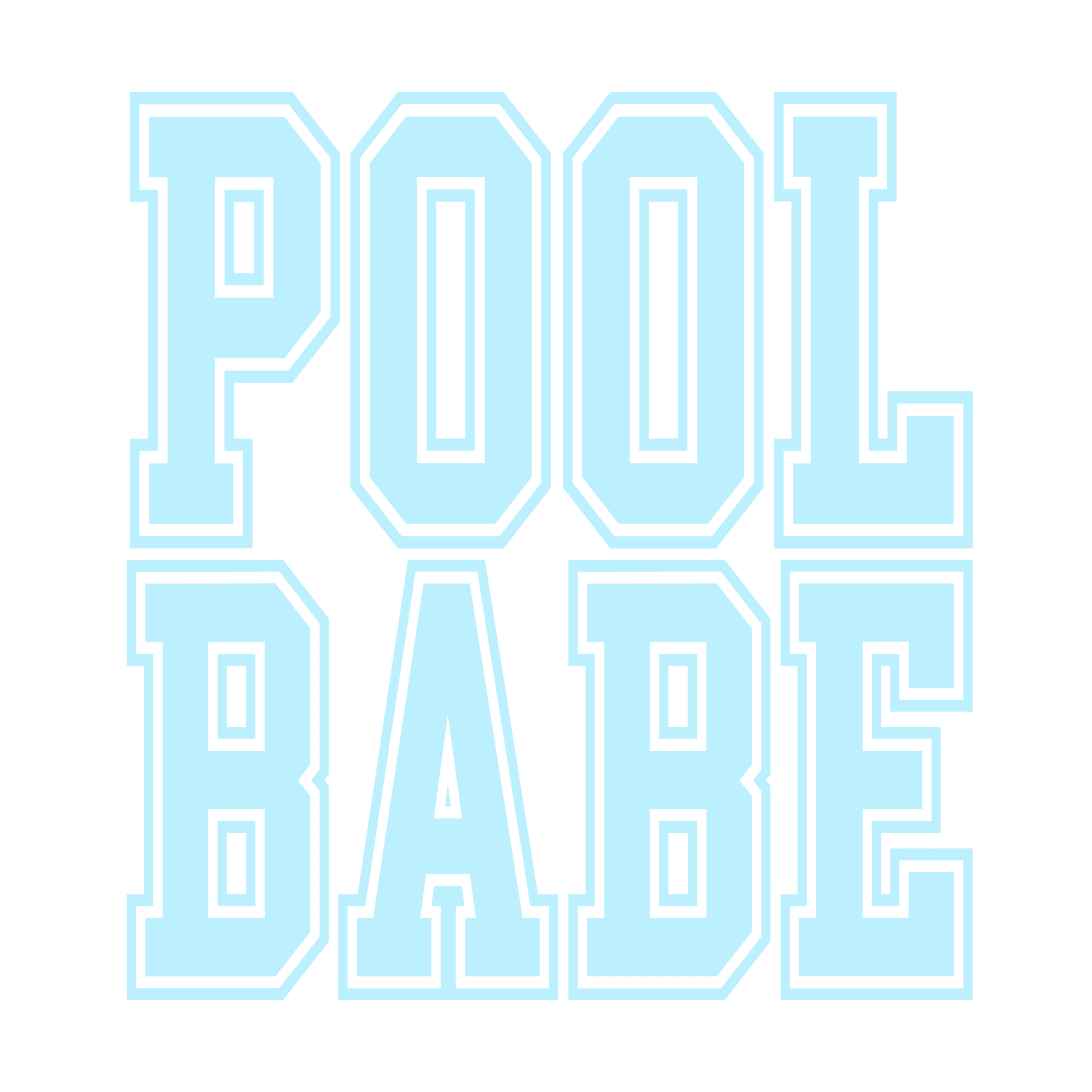 SM1 - Pool Babe DTF Transfer - My Vinyl Craft