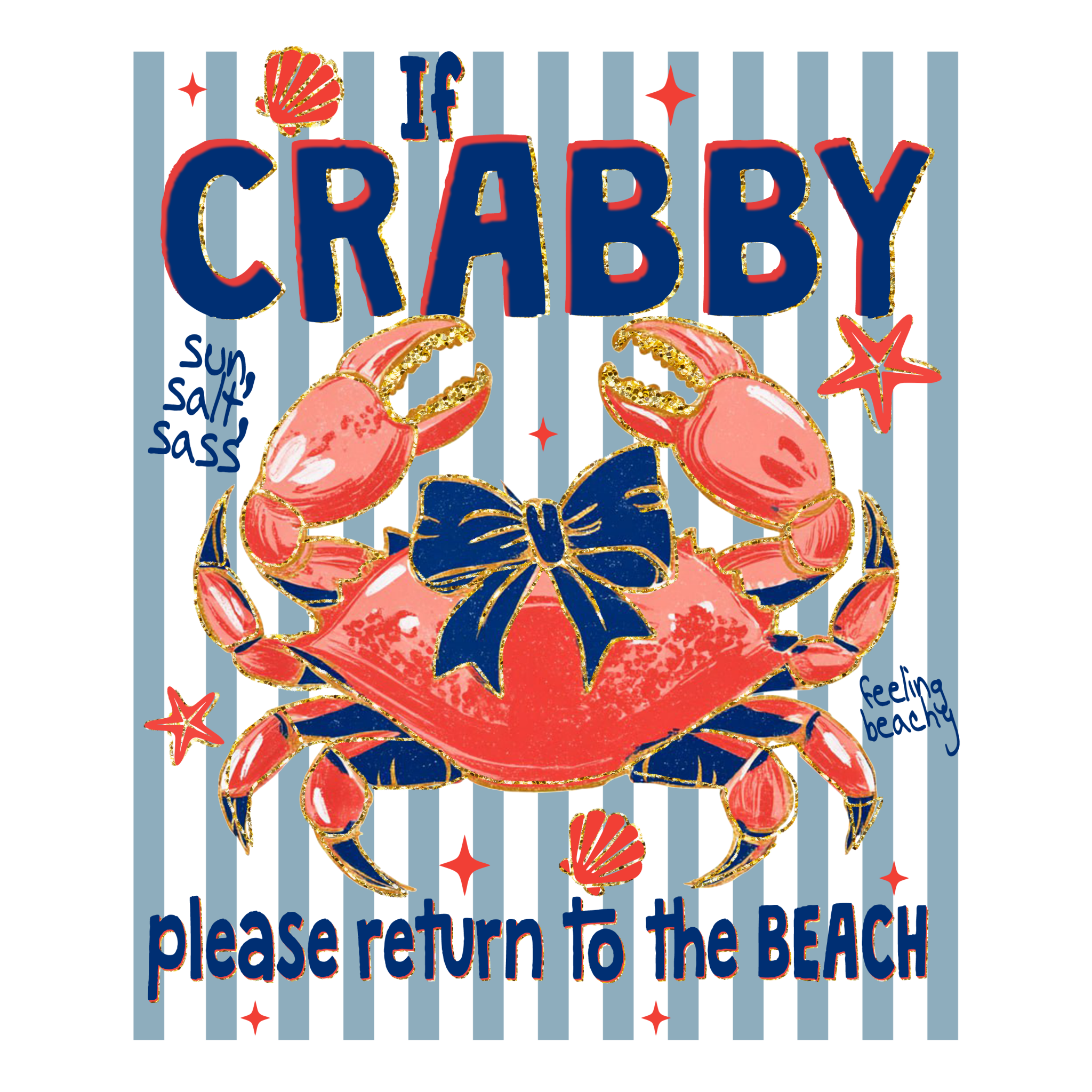 SM12 - Return If Crabby DTF Transfer - My Vinyl Craft