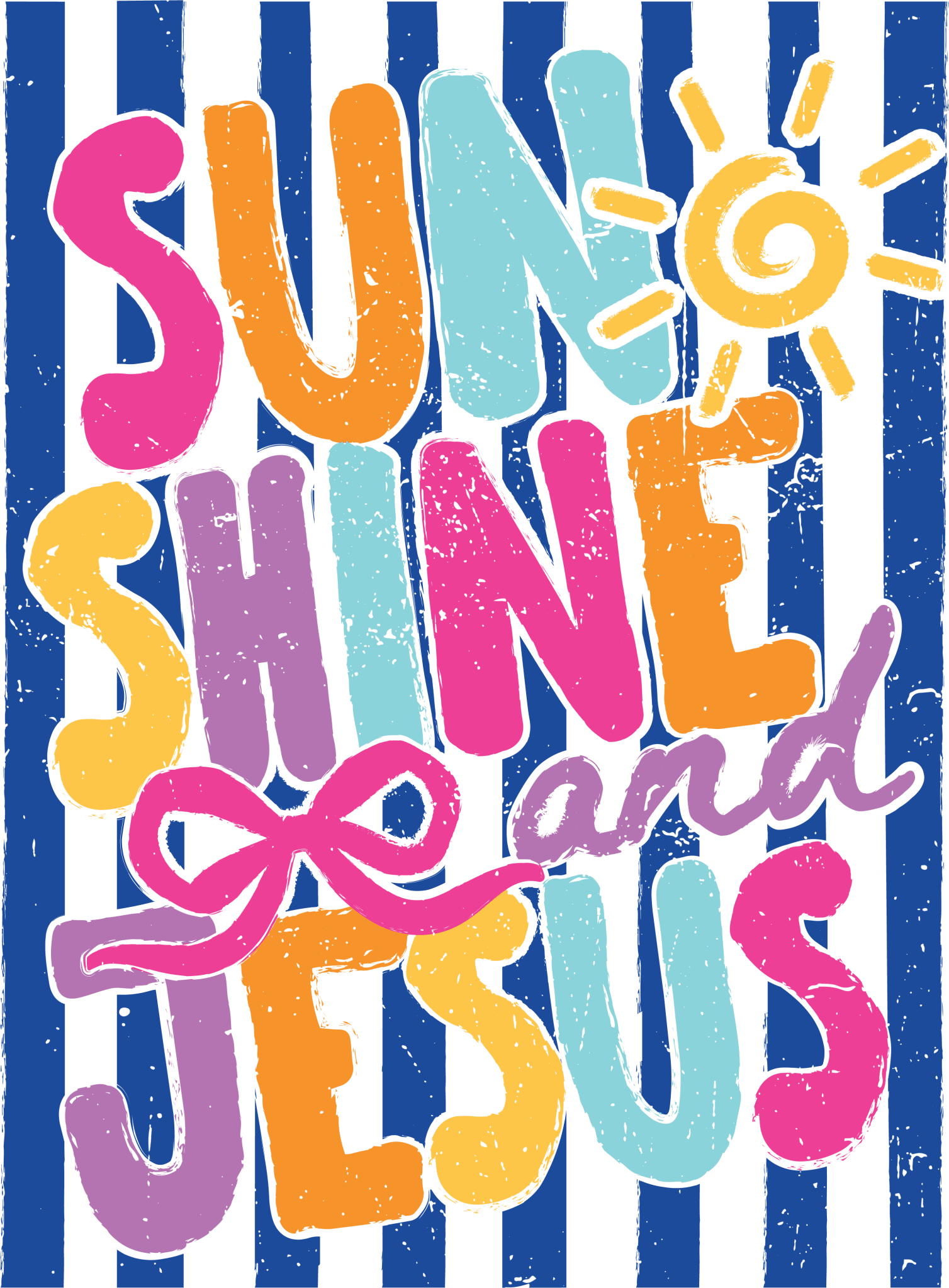 SM16 - Sunshine and Jesus DTF Transfers - My Vinyl Craft
