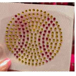 Small Softball Rhinestone Transfer - My Vinyl Craft