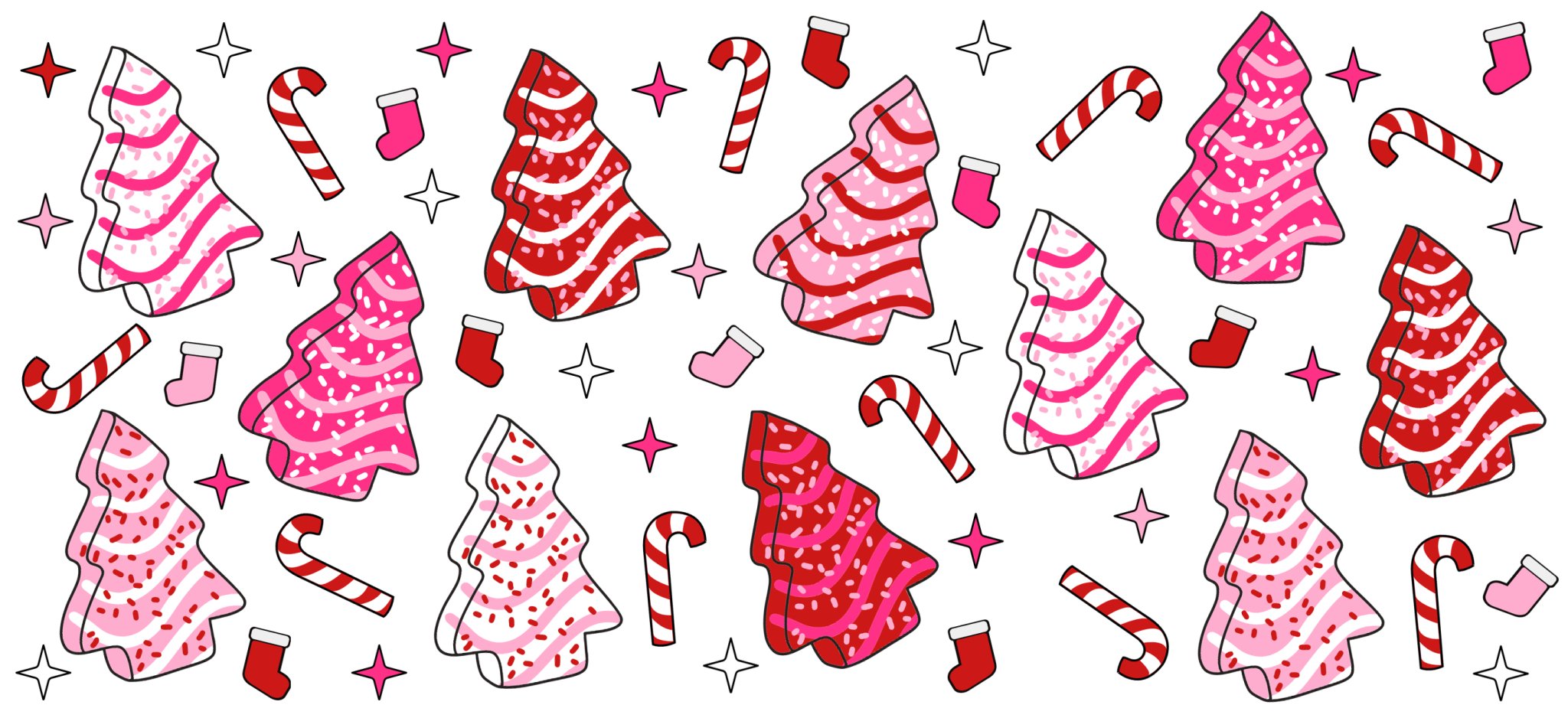 Snack Cakes UV DTF Cup Wrap - My Vinyl Craft