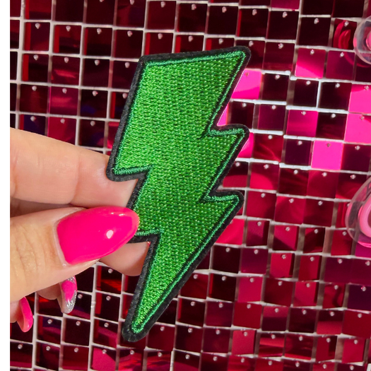 Solid Bolt Iron on Patch - My Vinyl Craft