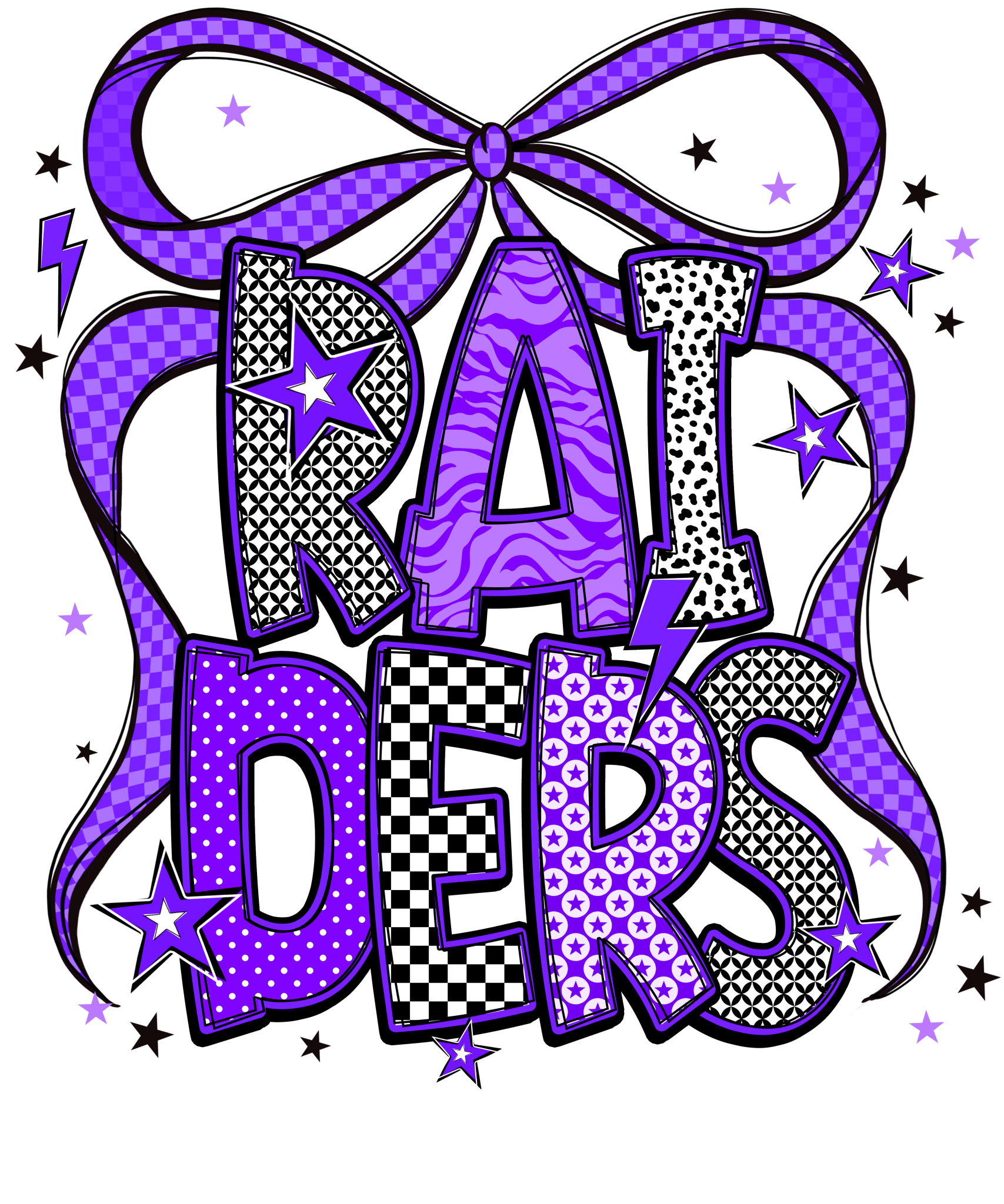 SP108 - Star Bow Raiders DTF Transfer - My Vinyl Craft