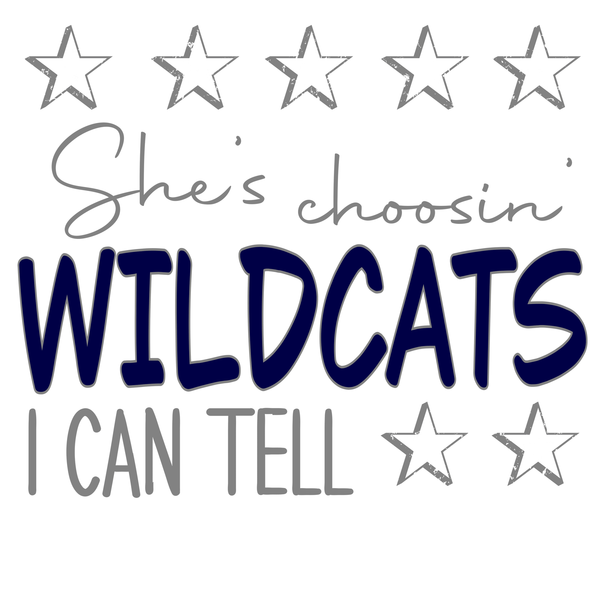 SP12 - Choosin Wildcats DTF Transfer - My Vinyl Craft